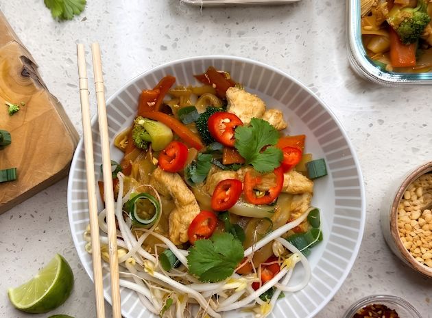 Chicken Honey Garlic & Soy Noodles