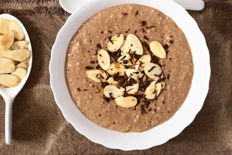 Choc Coconut Overnight Oat Chia Pudding