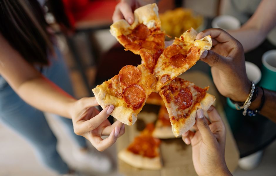 Fitting pizza into a day of eating