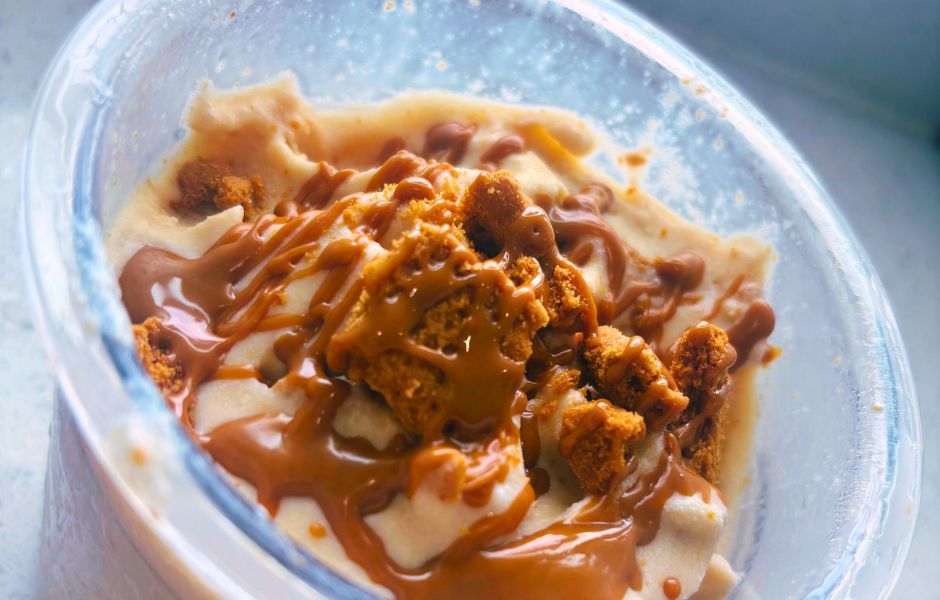 Vanilla Biscoff Ninja Creami Protein Ice Cream