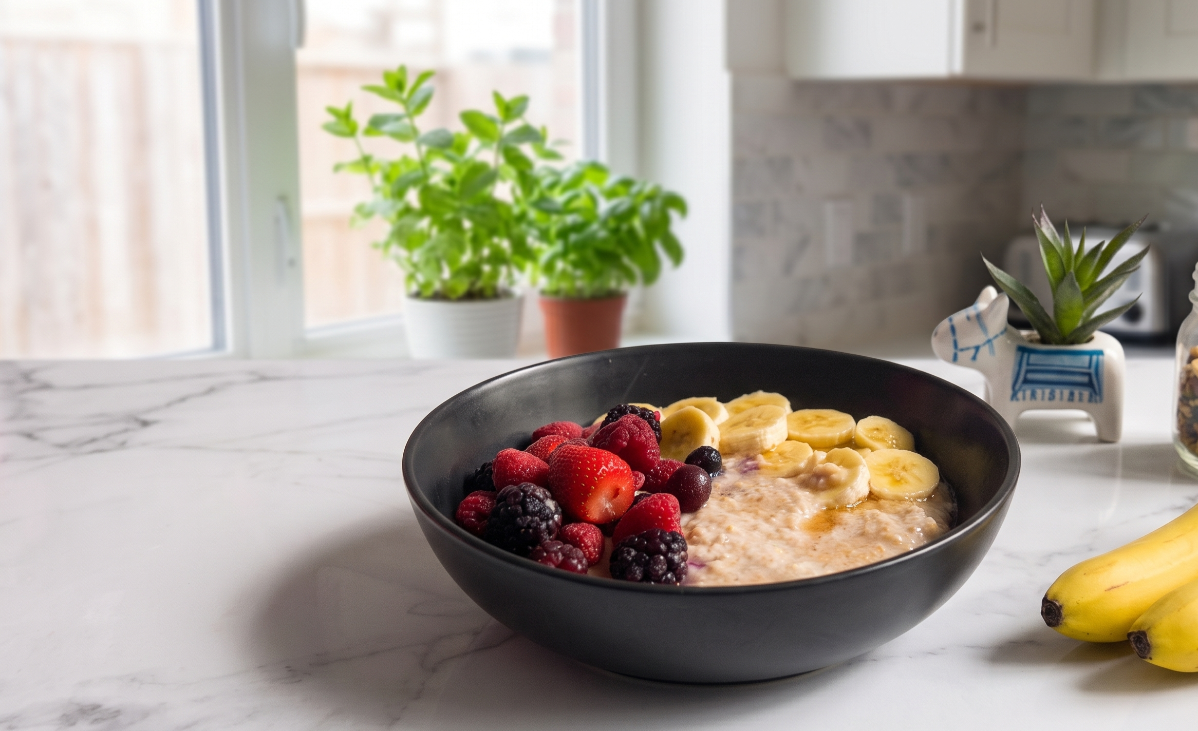 Warm Protein Oats, Stovetop