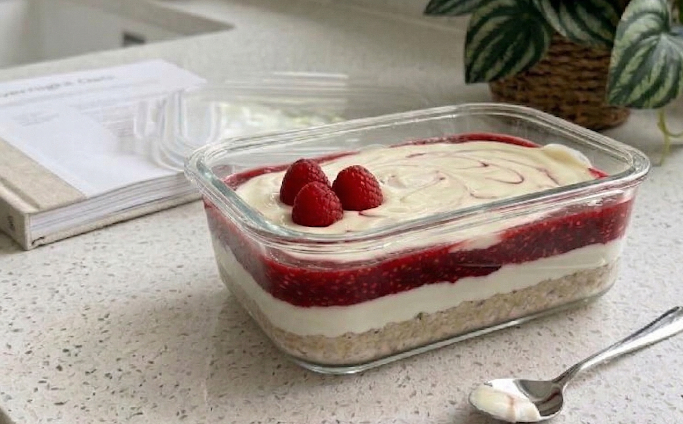 Raspberry White Chocolate Overnight Weetbix