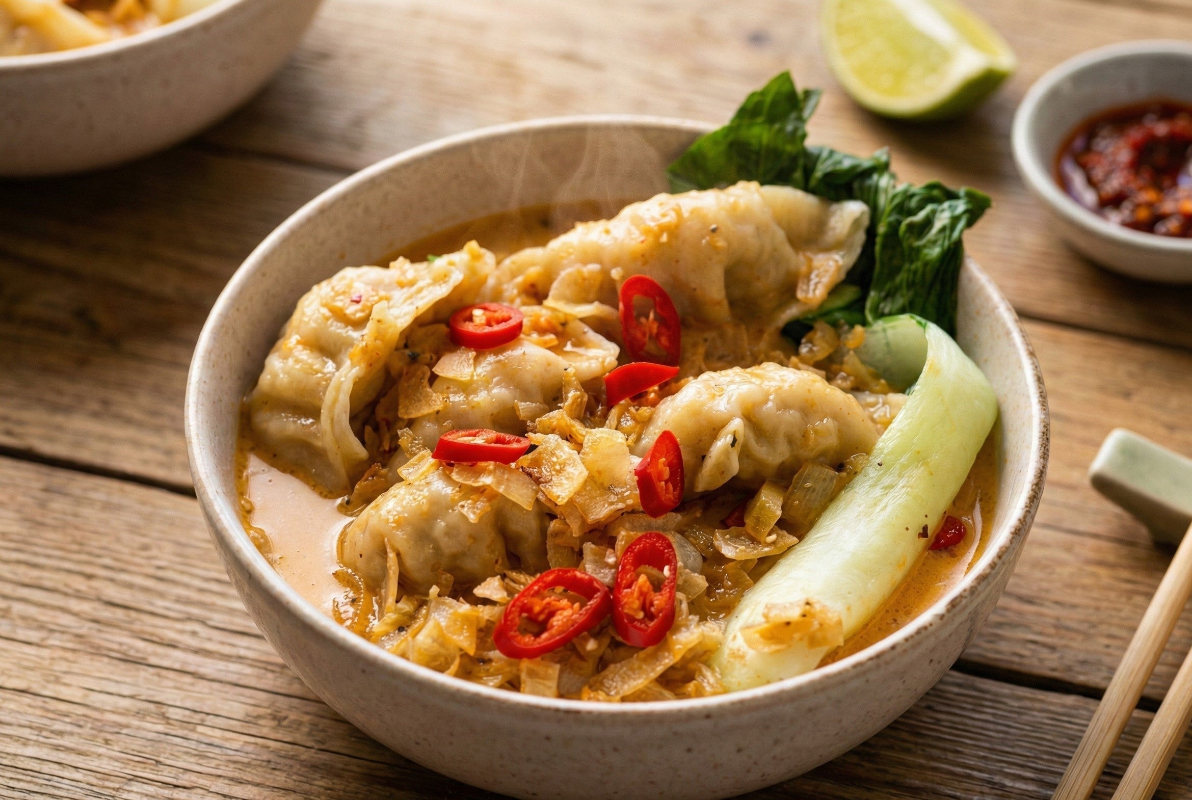 Red Curry Dumplings