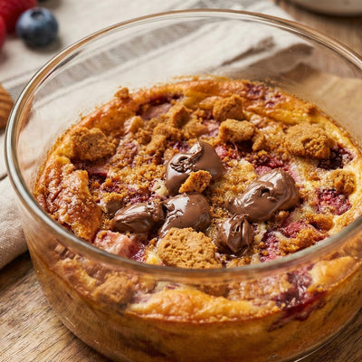 Nutella & Biscoff Protein Pancake Bowl