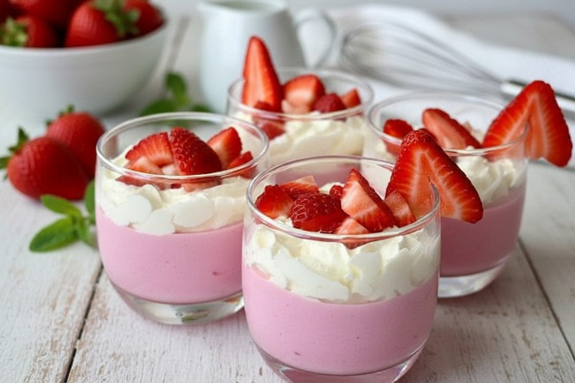 Strawberry Panna Cotta