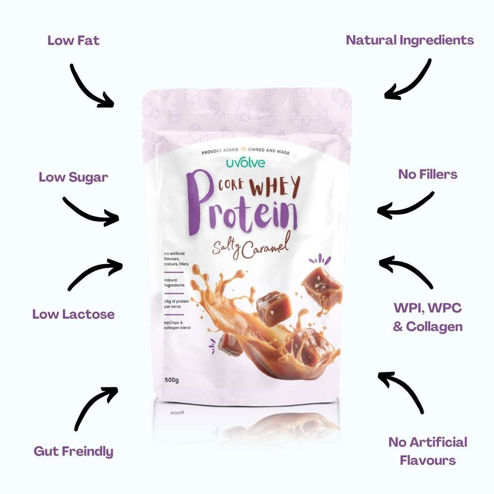 *COMING SOON* Core Whey Protein | Salty Caramel - 500g by Uvolve