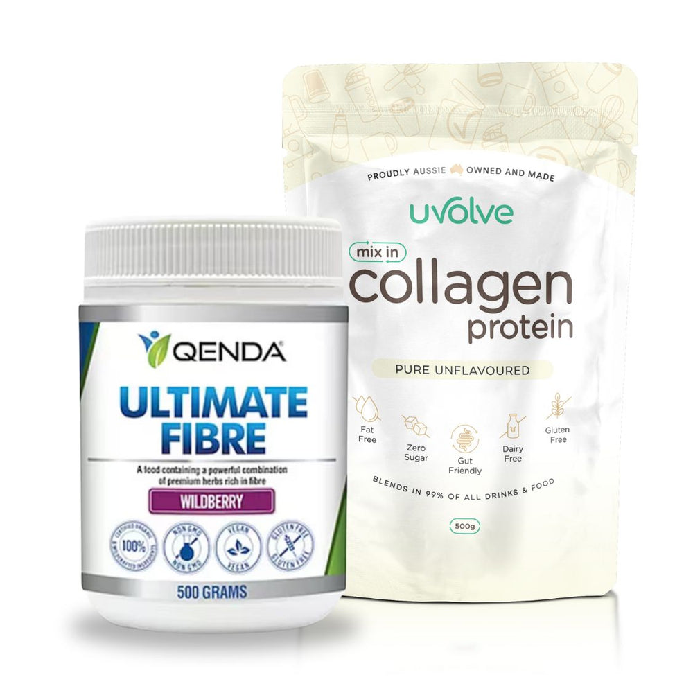 Collagen Health Combo | Bovine Collagen & Ultimate Fibre