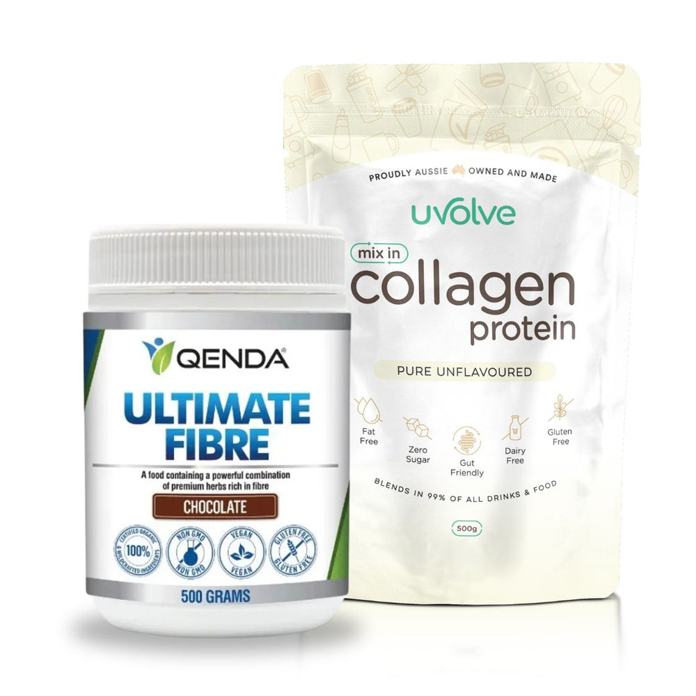 Collagen Health Combo | Bovine Collagen & Ultimate Fibre