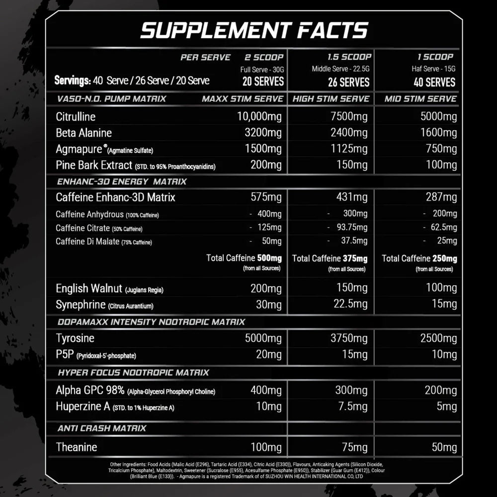 Altered State V3 Pre-Workout by Altered Nutrition
