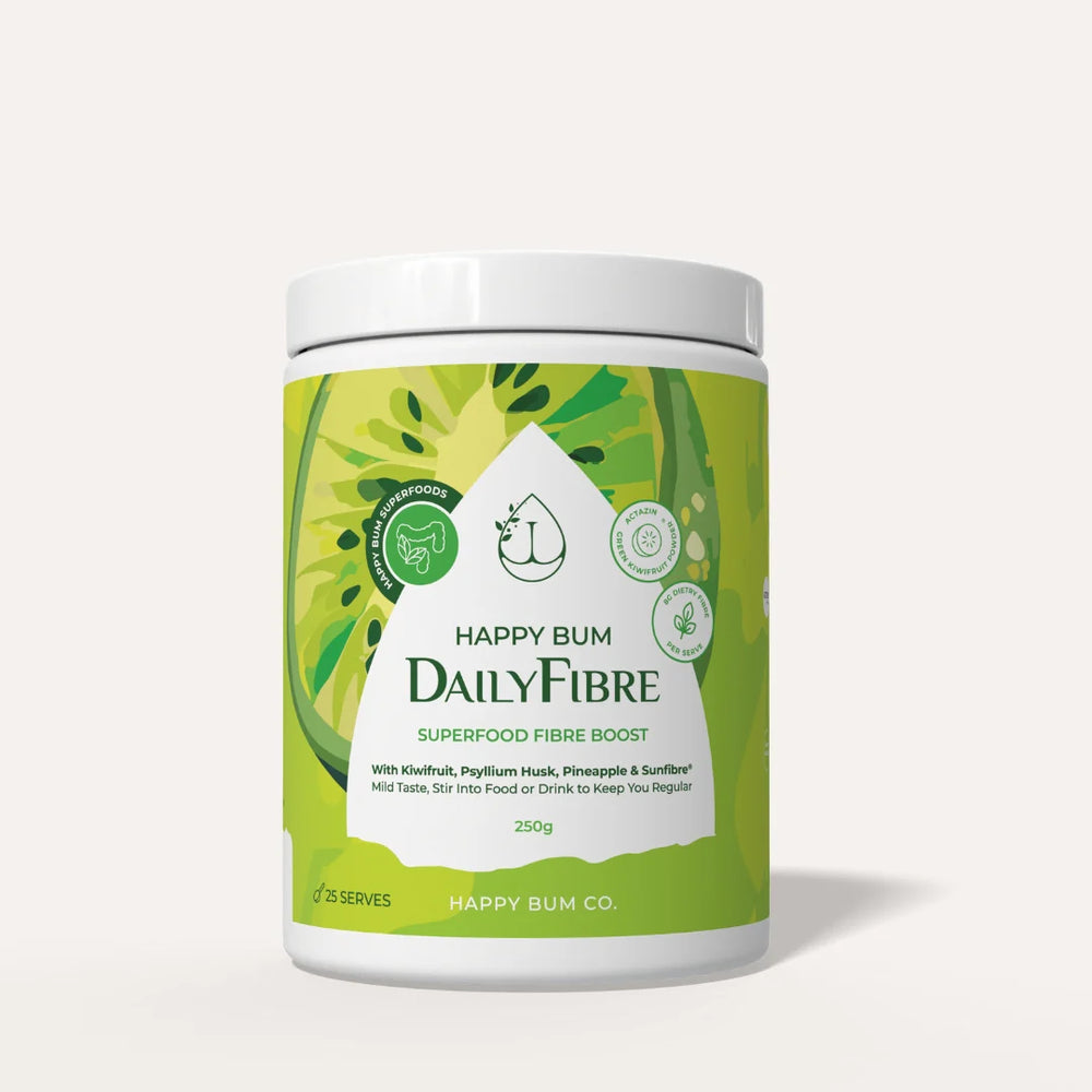Daily Fibre - Superfood Fibre Boost - 250g by Happy Bum Co.